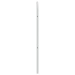 vidaXL Tête de lit métal blanc 180 cm