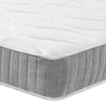 vidaXL Matelas à ressorts ensachés moyen 90x200 cm
