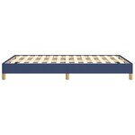 vidaXL Cadre de lit Bleu 120 x 200 cm Tissu