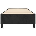 vidaXL Cadre de lit Noir 80x200 cm Velours