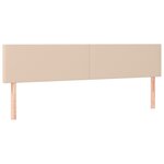 vidaXL Sommier à lattes de lit avec matelas LED Cappuccino 180x200 cm