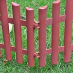 vidaXL Bordures de pelouse 17 Pièces 10 m Marron