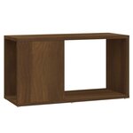 vidaXL Meuble TV Chêne marron 60x24x32 cm Bois d'ingénierie