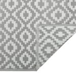vidaXL Tapis d'extérieur Gris 80x150 cm PP