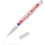 Marqueur Peinture 751 Blanc Pointe Ronde 1-2 mm x 3 EDDING