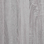 vidaXL Table console sonoma gris 75x40x75 cm bois d'ingénierie