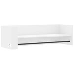 vidaXL Étagère murale blanc 100x35x30 5 cm bois d'ingénierie