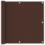 vidaXL Écran de balcon Marron 90x300 cm Tissu Oxford