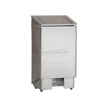 Collecteur de déchet à pédale 60 litres - combisteel -  - inox60 370x400x800mm