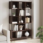 vidaXL Bibliothèque chêne marron 102x28x172 cm bois d'ingénierie