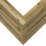 vidaXL Jardinière 110x60x68 5 cm bois de pin imprégné