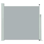 vidaXL Auvent latéral rétractable de patio 170x300 cm Gris