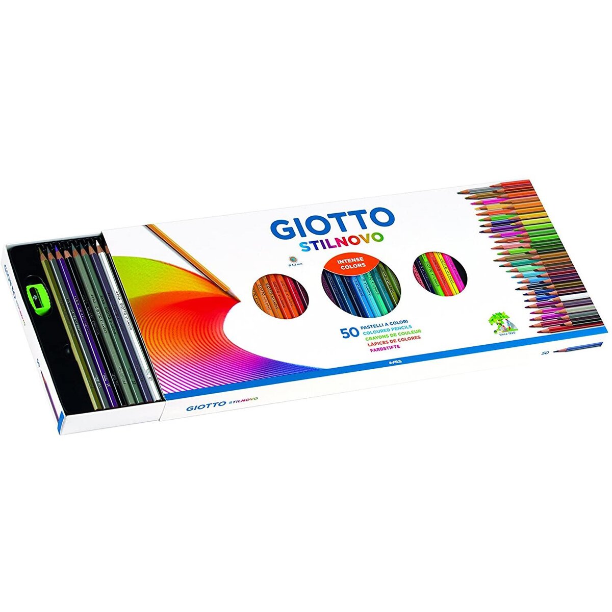Stilnovo Giotto Etui de 24 crayons de couleurs Stilnovo