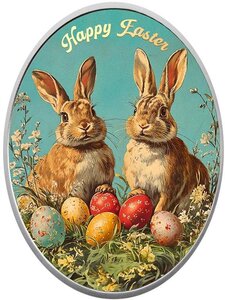 Pièce de monnaie en Argent 1 Dollar g 16.81 Millésime 2025 EASTER EGG