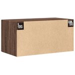 vidaXL Armoire murale chêne marron 80x42 5x40 cm bois d'ingénierie