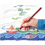 Crayon de couleur triangulaire noris colour jumbo staedtler