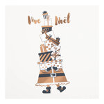 Carte De Vœux Etincelle Cadeau Père Noël - Draeger paris
