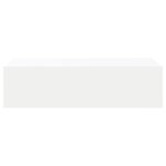 vidaXL Meuble TV avec éclairage LED blanc 60x35x15 5 cm