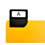 Guide de classement 210 x 148 mm - exacompta jaune - jeu de 24
