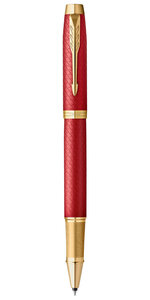 PARKER IM PREMIUM Stylo roller Rouge Recharge noire pointe fine Coffret cadeau