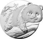 Pièce de monnaie en Argent 2 Dollars g 31.1 (1 oz) Millésime 2022 Make a Great Figure PANDA