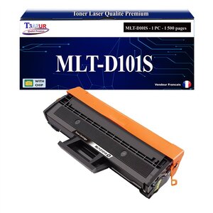 T3AZUR - Toner compatible avec Samsung MLT-D101S pour Samsung SCX3400 SCX3400F SCX3401 SCX3405 SCX3405F SCX3405FW SCX3405W SF760P