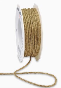 Cordelette jute 25-m-rouleau 2 mm kraft