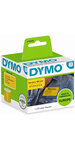 DYMO LabelWriter Boite de 1 rouleau de 220 étiquettes adhésives Jaunes  Badge/Expédition  54mm x 101mm.