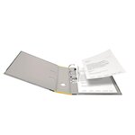 Classeur À Levier Papier Marbré A4 Recycling - Gris-dos Jaune - X 20 - Falken