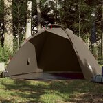 vidaXL Tente de pêche 4 personnes vert olive libération rapide