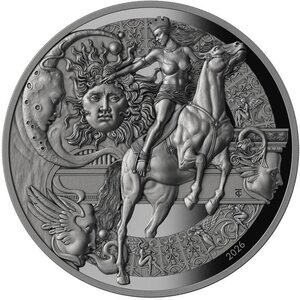 Monnaie QUEEN OF CREATIVITY 2 Oz Argent 25$ Liberia 2026 (PRÉCOMMANDE)