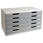 Module De Classement Modulo Office 5 Tiroirs A3 - Granit - Exacompta
