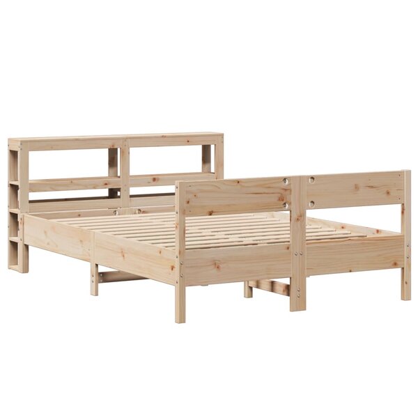 vidaXL Cadre de lit sans matelas 120x190 cm bois de pin massif