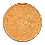 Mini médaille monnaie de paris 2007 - gouffre de padirac