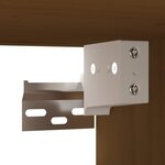 vidaXL Armoire murale Marron miel 31 5x30x30 cm Bois de pin massif