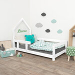 Lit cabane enfant POPPI 120 x 190 blanc 2