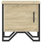 vidaXL Table de chevet Chêne sonoma 40 x 30 x 40 cm Aggloméré
