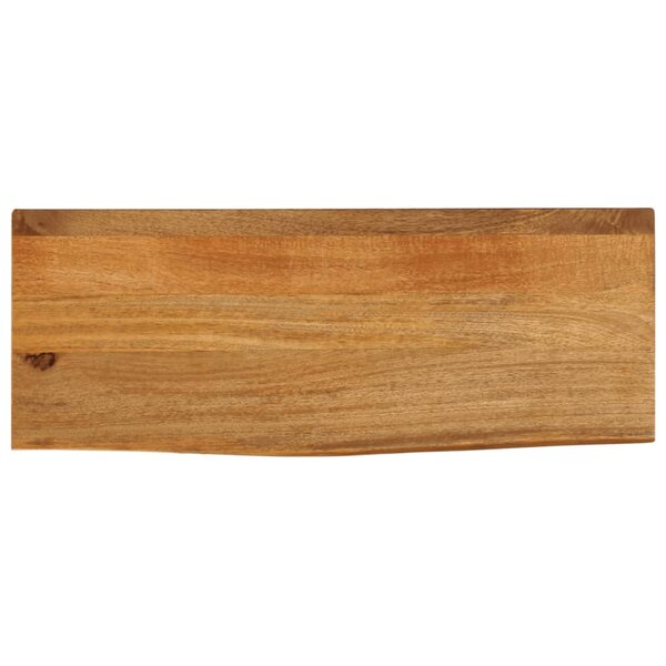 vidaXL Dessus de table à bord vivant 90x20x3 8 cm bois massif manguier