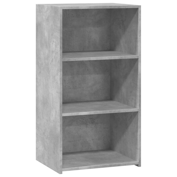 vidaXL Buffet gris béton 50x41x93 cm bois d'ingénierie