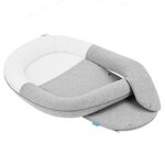 Babymoov réducteur de lit bébé 3 en 1 cloudnest blanc et gris