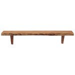 vidaXL Étagères murales 2 Pièces 90x20x18 cm Bois d'acacia massif