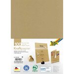 Papier kraft 120 g a4 100 feuilles folia