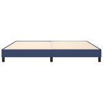 vidaXL Cadre de lit Bleu 200x200 cm Tissu