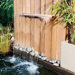 Ubbink Cascade avec LED Niagara 90 cm Acier inoxydable 1312126