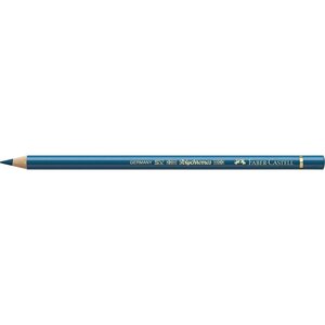 Crayon de couleur polychromos turquoise hélio 155 x 6 faber-castell