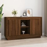 vidaXL Buffet chêne marron 102x35x60 cm bois d'ingénierie