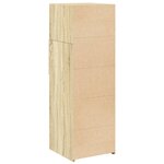vidaXL Buffet haut chêne sonoma 40x42 5x124 cm bois d'ingénierie