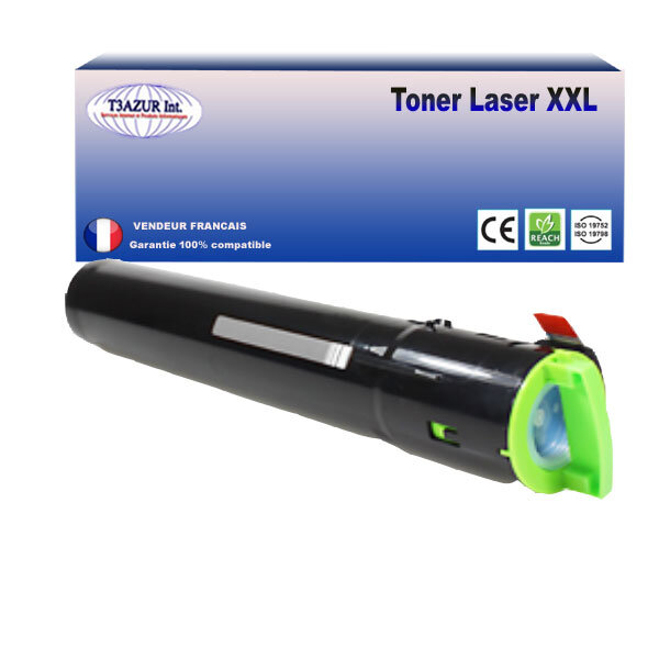 Toner compatible avec ricoh aficio mpc2030  mpc2050 remplace ricoh 842057/841196 - noir - 10 000 pages - t3azur