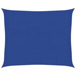 vidaXL Voile d'ombrage 160 g/m² Bleu 2 5x3 m PEHD