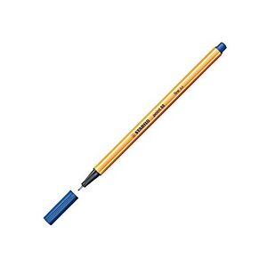 Lot de 3 Stylo-Feutre POINT 88 Pointe Fine 0,4 mm bleu STABILO